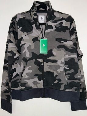 Flint Park Women’s Court Jacket In Black Camo XL NWT